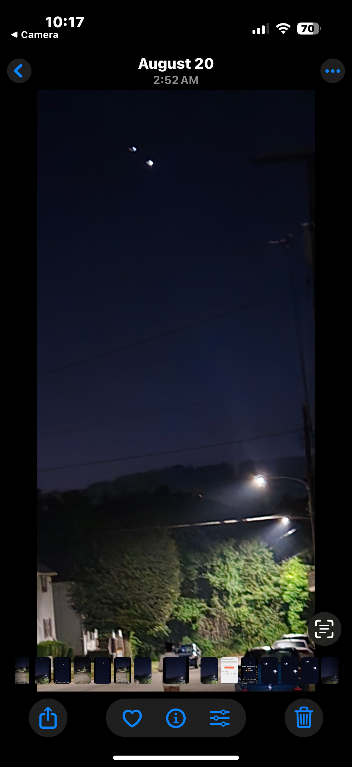 UFO sighting in Vandergrift 